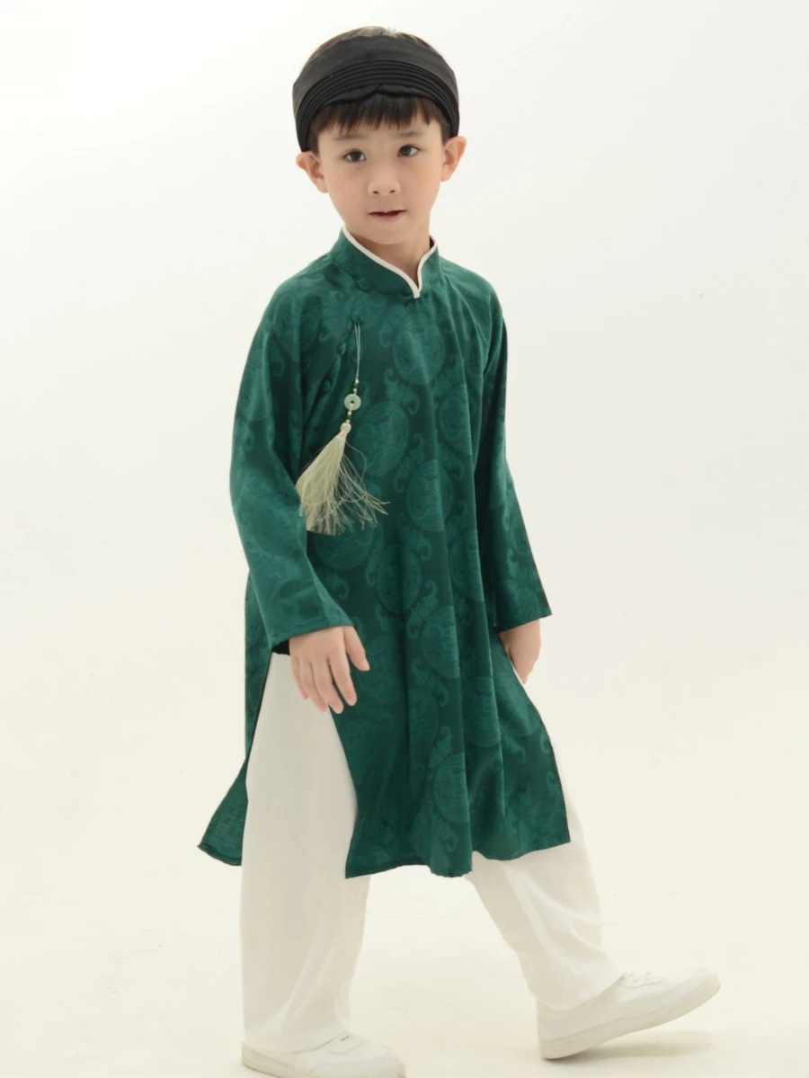 Áo dài rồng phượng bé trai